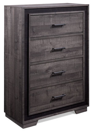Orlando 4-Drawer Chest - Grey
