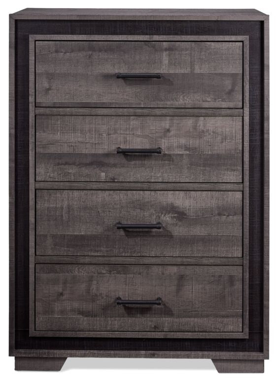 Orlando 4-Drawer Chest - Grey