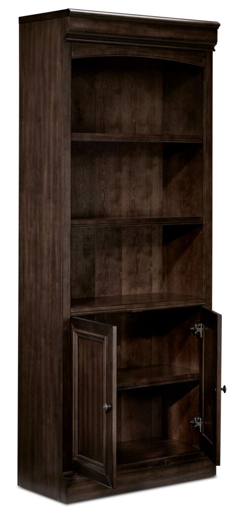 Palomar 2 Door Bookcase - Tuscany Brown