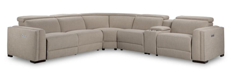 Leons sales reclining sectional