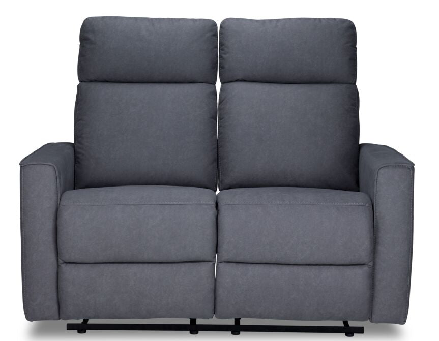 Raguso Reclining Loveseat- Pewter