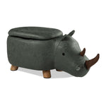 Rhino Storage Ottoman - Green