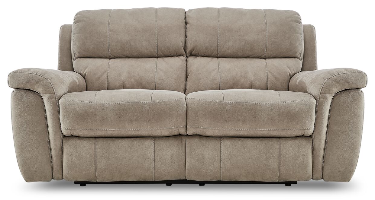 Roarke Reclining Loveseat - Silver Grey