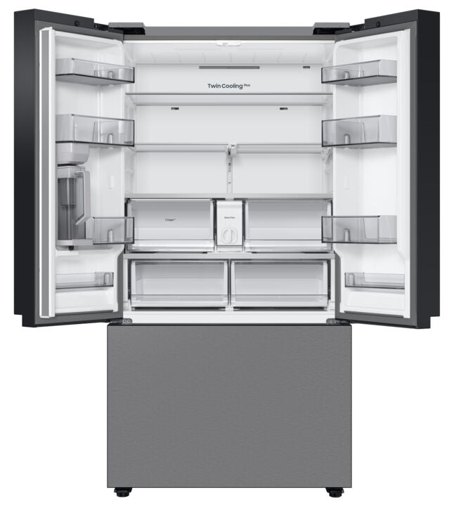 Samsung BESPOKE 36" 23.9 Cu. Ft. Stainless Steel Counter-Depth French Door Refrigerator - RF24BB6200QLAA
