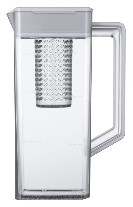 Samsung BESPOKE 36" 4-Door Counter-Depth Refrigerator with Beverage Center and Family Hub (Without Panels) (22.5 cu.ft.) - RF23BB8900ACAC