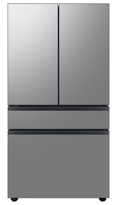 Samsung BESPOKE 36" 28.8 Cu. Ft. Stainless Steel 4-Door French Door Refrigerator with Beverage Center - RF29BB8600QLAA