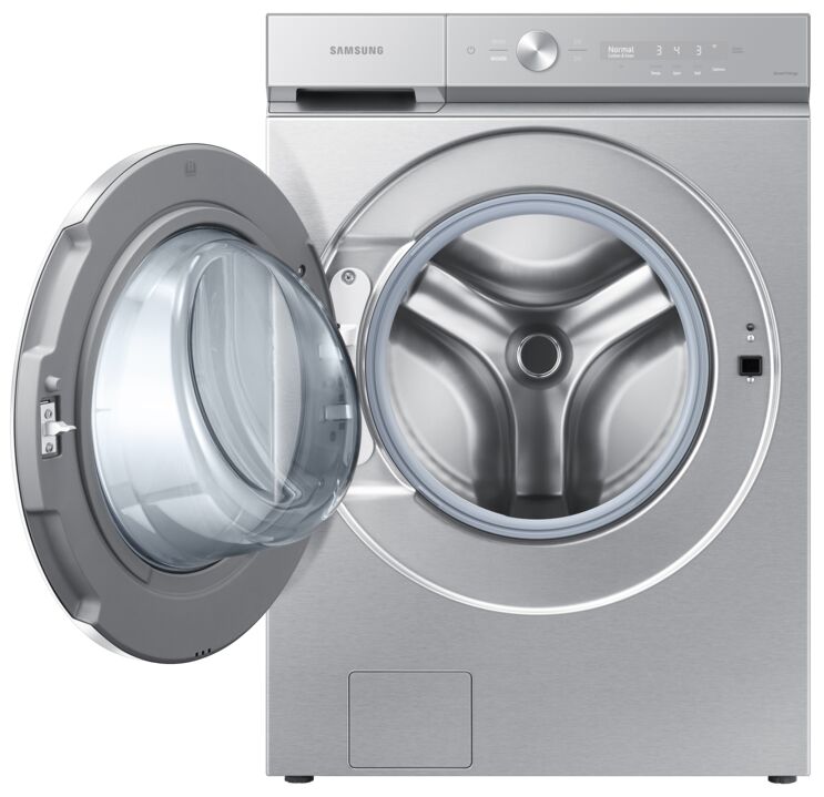 Samsung BESPOKE Sliver Front-Load Washer with Ultra Capacity (6.1 cu. ft.) - WF53BB8900ATUS