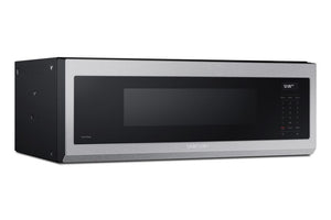 Samsung Stainless Steel 550 CFM Slim Over-The-Range Microwave (1.1 Cu.Ft.) - ME11A7710DS/AC