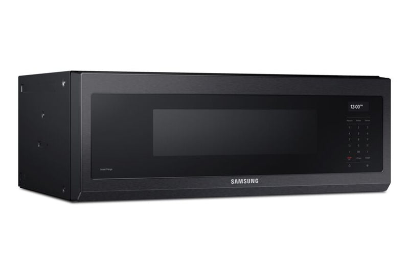 Samsung Black Stainless 550 CFM Slim OverTheRange Microwave (1.1 Cu