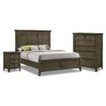San Mateo 5-Piece King Bedroom Package - Pewter