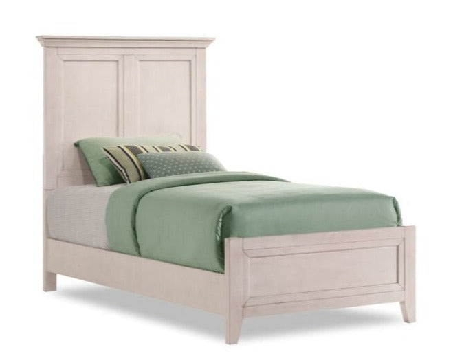 San Mateo Single Bed Antique White Leon s