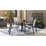 Seabrook II- Outdoor 5-Piece Dining - Grey