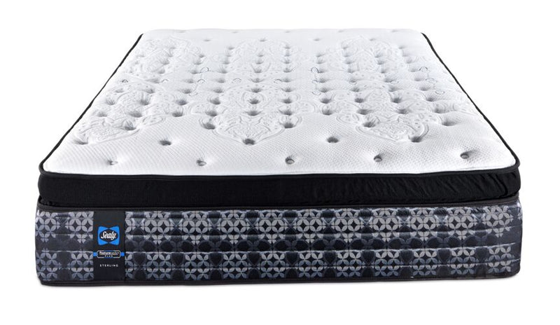 Sealy titanium 14 plush pillow top mattress set new arrivals