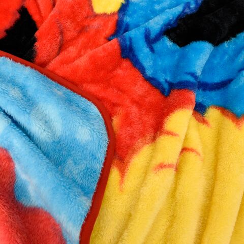 Sesame street characters fleece throw blanket outlet