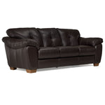 Sloane Leather Sofa- Chocolate