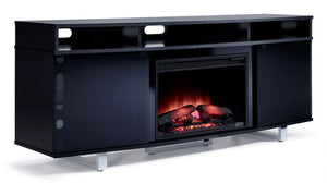 Sorenson Fireplace TV Stand - Black