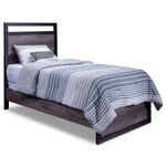 Terra 3-Piece Twin Bed - Grey