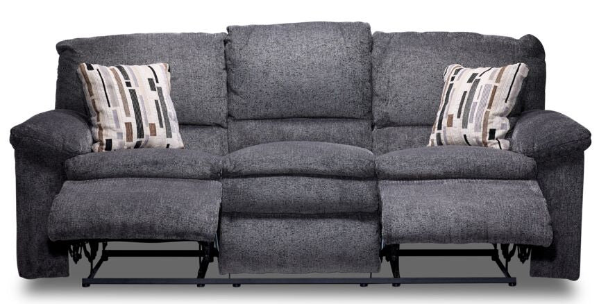 Tosh Reclining Sofa-Pewter