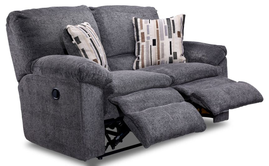 Tosh Reclining Loveseat-Pewter