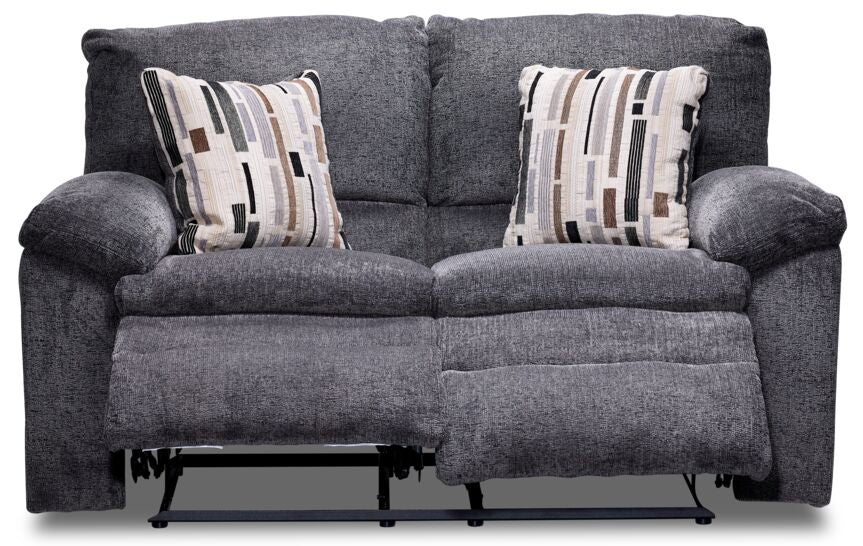 Tosh Reclining Loveseat-Pewter