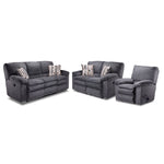 Tosh Reclining Sofa, Loveseat and Chair Set-Pewter