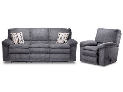 Tosh Reclining Sofa and Chair Set -Pewter
