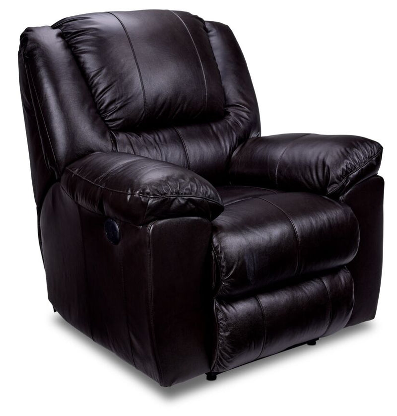 Torino Leather Power Recliner - Brown