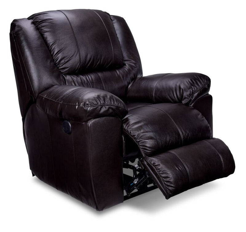 Transformer II Leather Power Recliner Chocolate Leon's