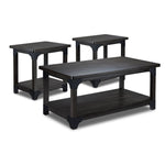 Wellington 46" Coffee Table with 2 End Tables - Grey