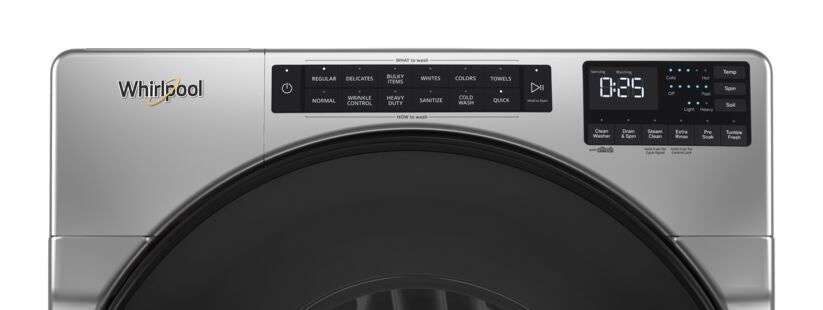 Whirlpool Chrome Shadow Front-Load Washer with Quick Wash (5.2 cu. ft.) - WFW5605MC