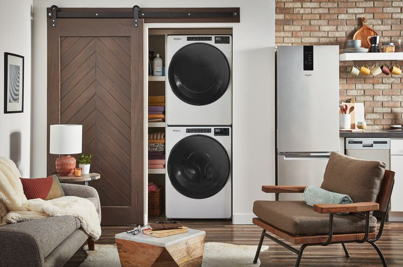 Whirlpool White Gas Dryer with Wrinkle Shield (7.4 cu. ft.) WGD5605MW