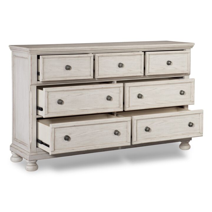 Windchester 7-Drawer Dresser - Antique White