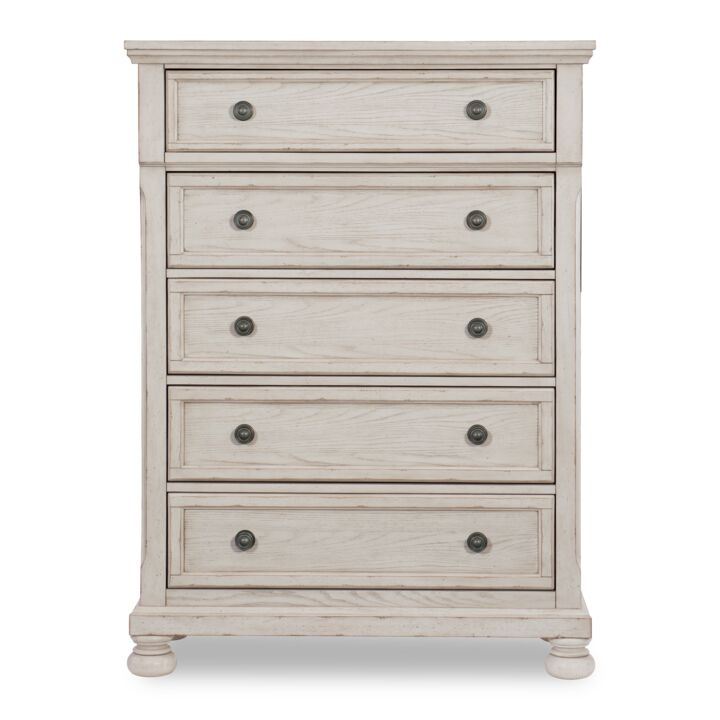 Windchester 5-Drawer Chest - Antique White | Leon's