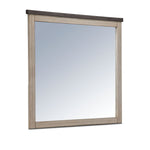 Woodland Mirror - Grey, Weathered Beige