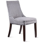 Zyer Dining Chair - Graphite, Merlot