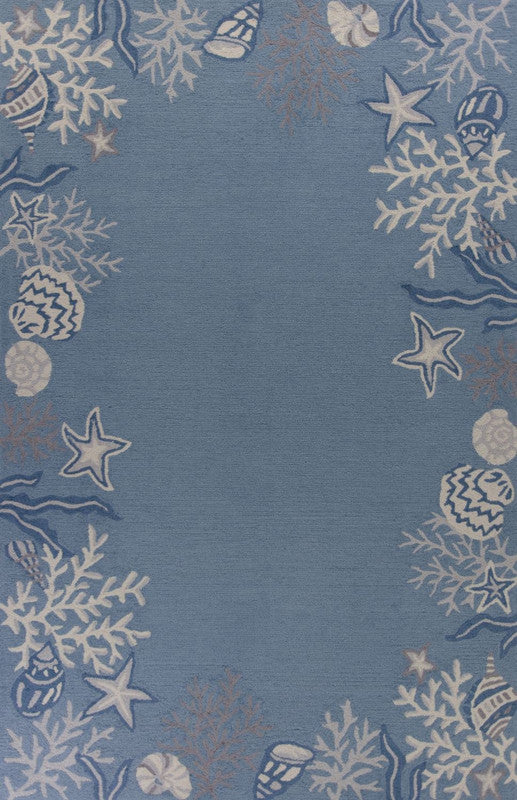Scorpio XI Area Rug - 7'6" x 9'6" - Blue