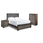 Sophie 5-Piece Full Bedroom Package - Weathered Grey