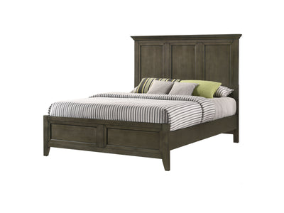 San Mateo 3-Piece Queen Bed Package- Pewter