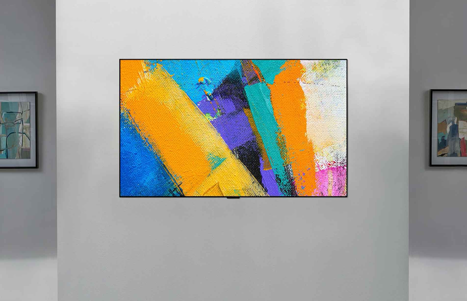 LG 55" GX OLED 4K Gallery Design Smart TV with Thin Q AI and Alpha 9 Gen 3 Intelligent Processor - OLED55GX