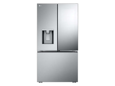 LG Smart Mirror InstaView® Counter-Depth MAX™ Stainless Steel French Door Refrigerator with Four Types of Ice (26 cu.ft.) - LRYKC2606S