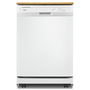 Whirlpool White Heavy-Duty Portable Dishwasher - WDP370PAHW