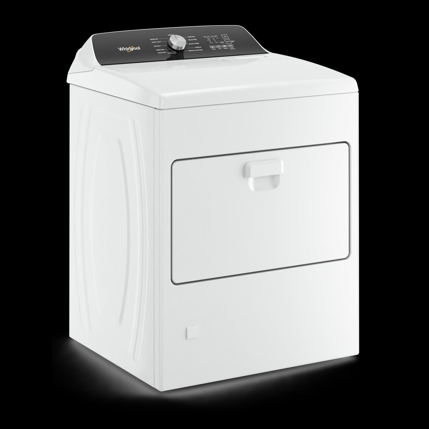 Whirlpool White Gas Dryer with Moisture Sensing (7.0 Cu.Ft) - WGD5010LW