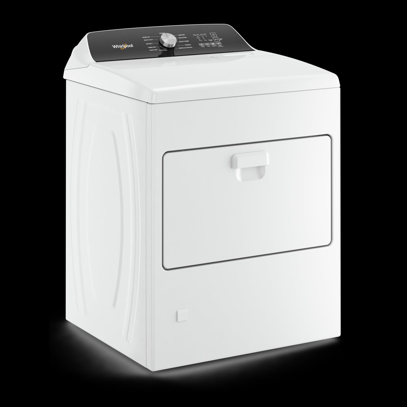 Whirlpool White Gas Dryer with Moisture Sensing (7.0 Cu.Ft) - WGD5010LW