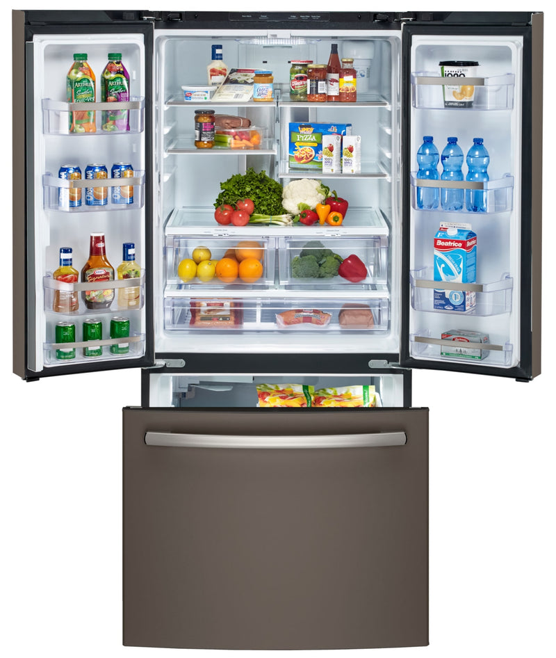 GE Profile Slate French Door Refrigerator (24.8 Cu. Ft.) PNE25NMLKES