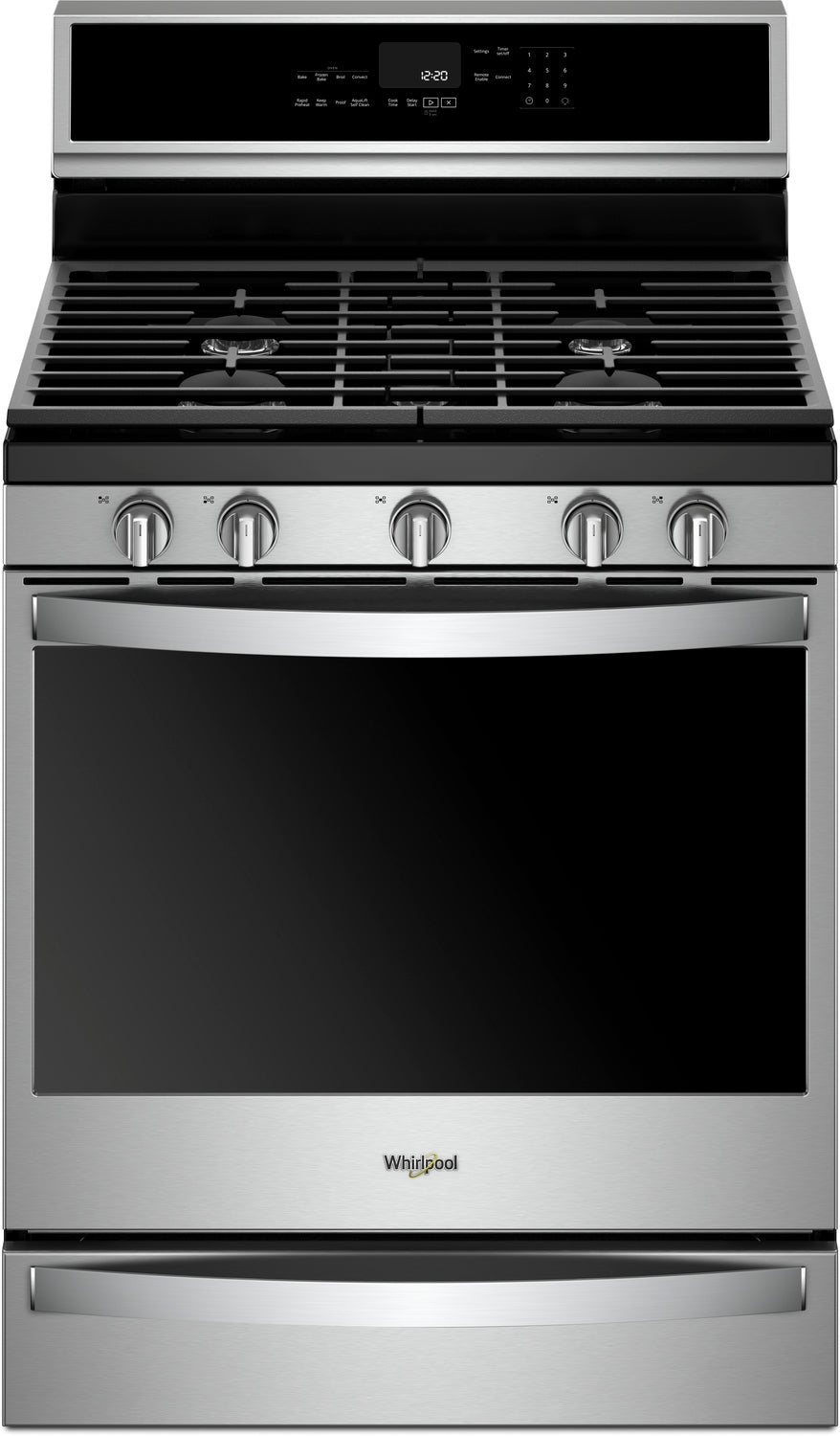 Whirlpool Stainless Steel Freestanding Gas True Convection Range (5.8 Cu. Ft.) - WFG975H0HZ
