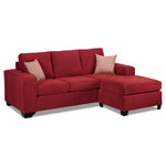 Fava Chaise Sofa - Red