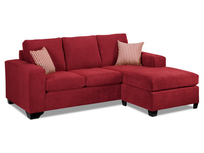 Fava Chaise Sofa - Red