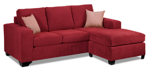 Fava Chaise Sofa - Red