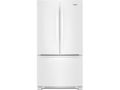 Whirlpool White Counter-Depth French Door Refrigerator (20 Cu. Ft.) - WRF540CWHW
