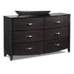 Cinema 6-Drawer Dresser - Charcoal